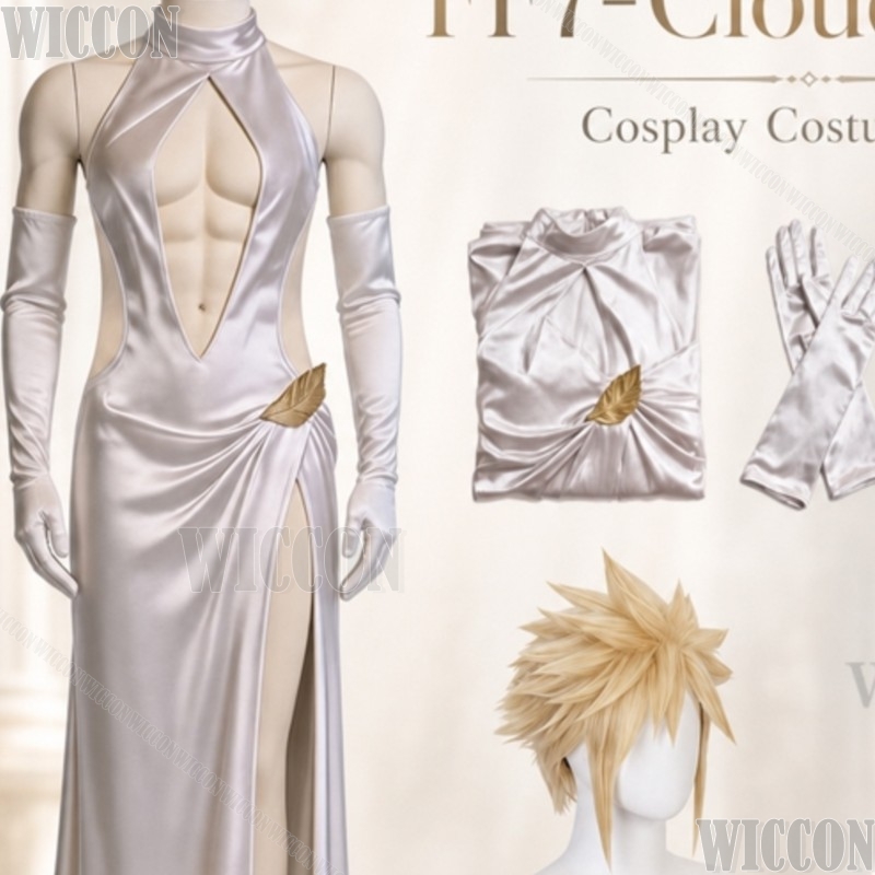 FF7 Cosplay Cloud Hochgeschlit – Evening Gown Bewertung und Preis