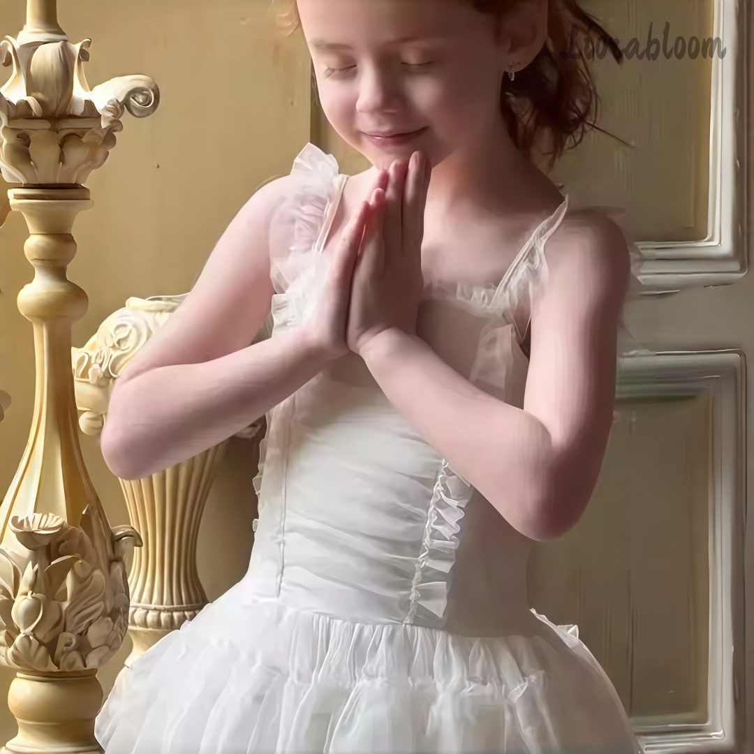 Weißes Blumenmädchenkleid aus  – Formal Skirt Bewertung und Preis