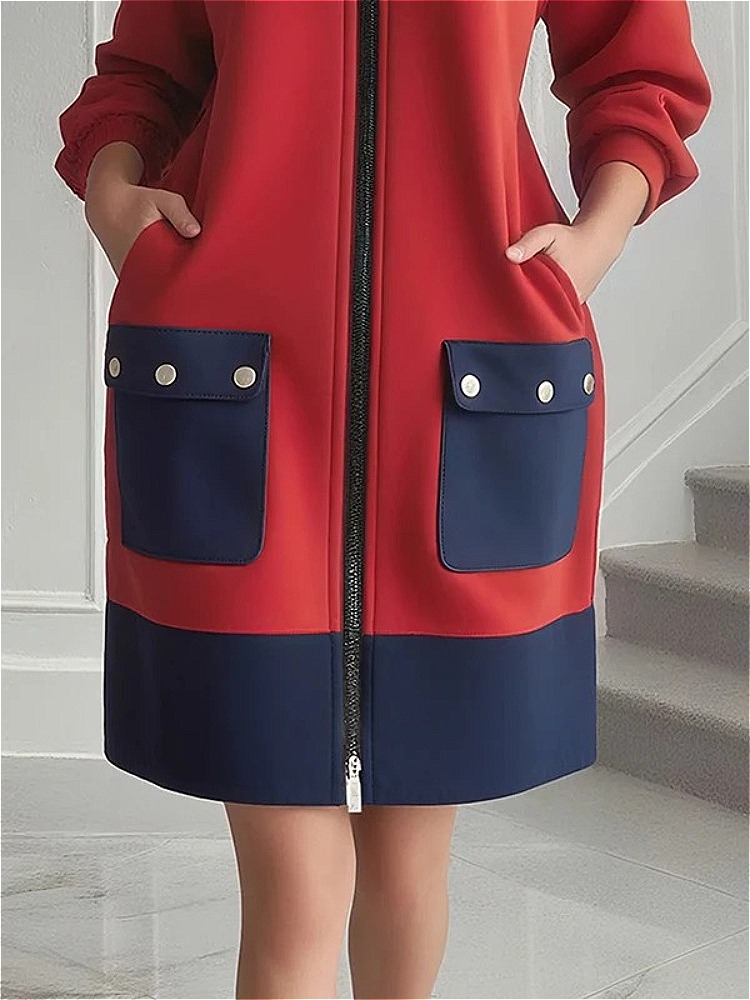 Modigirl Kontrastfarbe, lange  – Women'S Red Formal Wear Bewertung und Preis