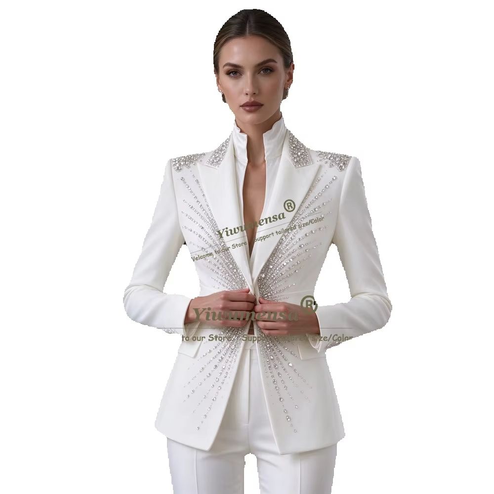 Luxuriöser Damen-Hosenanzug fü – Womens Blazer Bewertung und Preis