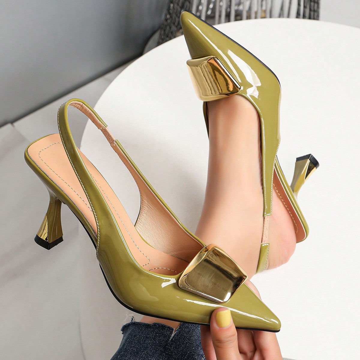 Elegante Damen-Slingback-Pumps – Formal Dress Bewertung und Preis