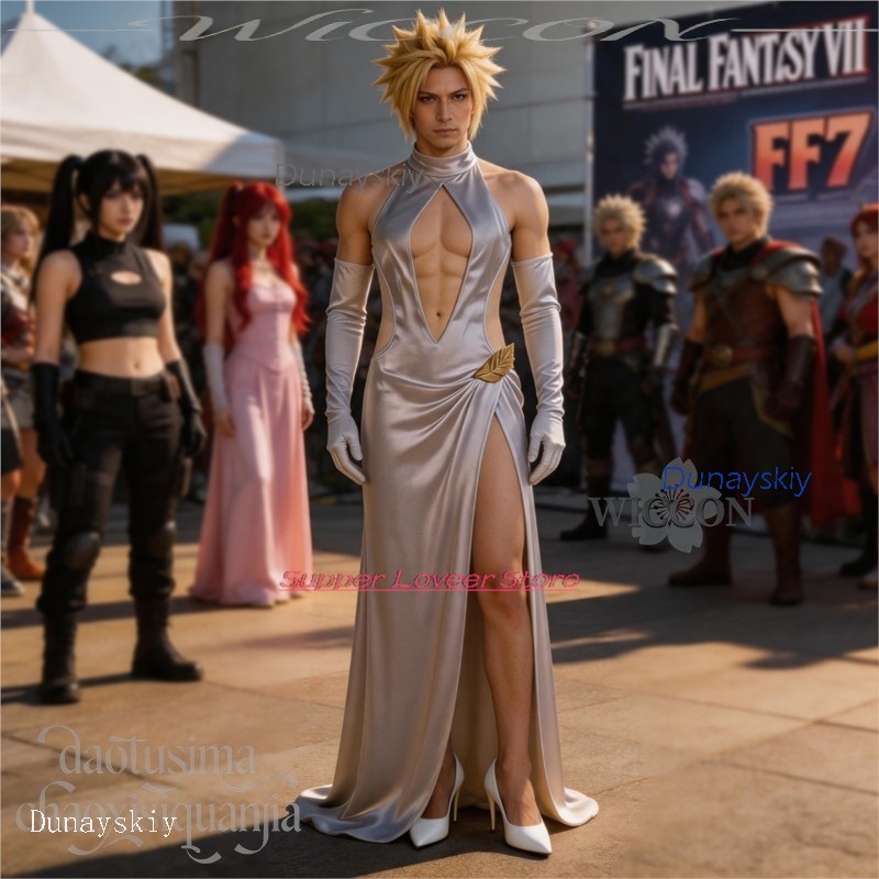 Anime Cosplay Halloween-Kostüm – Evening Gown Bewertung und Preis