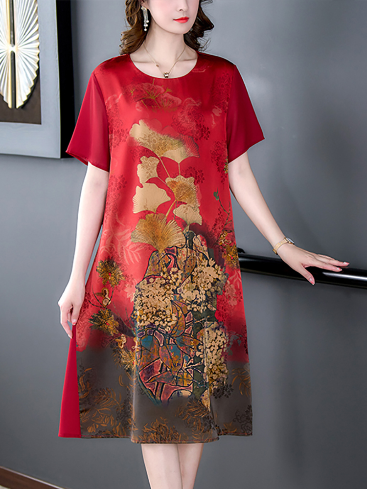 2024 rote Seide Blumen Luxus B – Women'S Red Formal Wear Bewertung und Preis