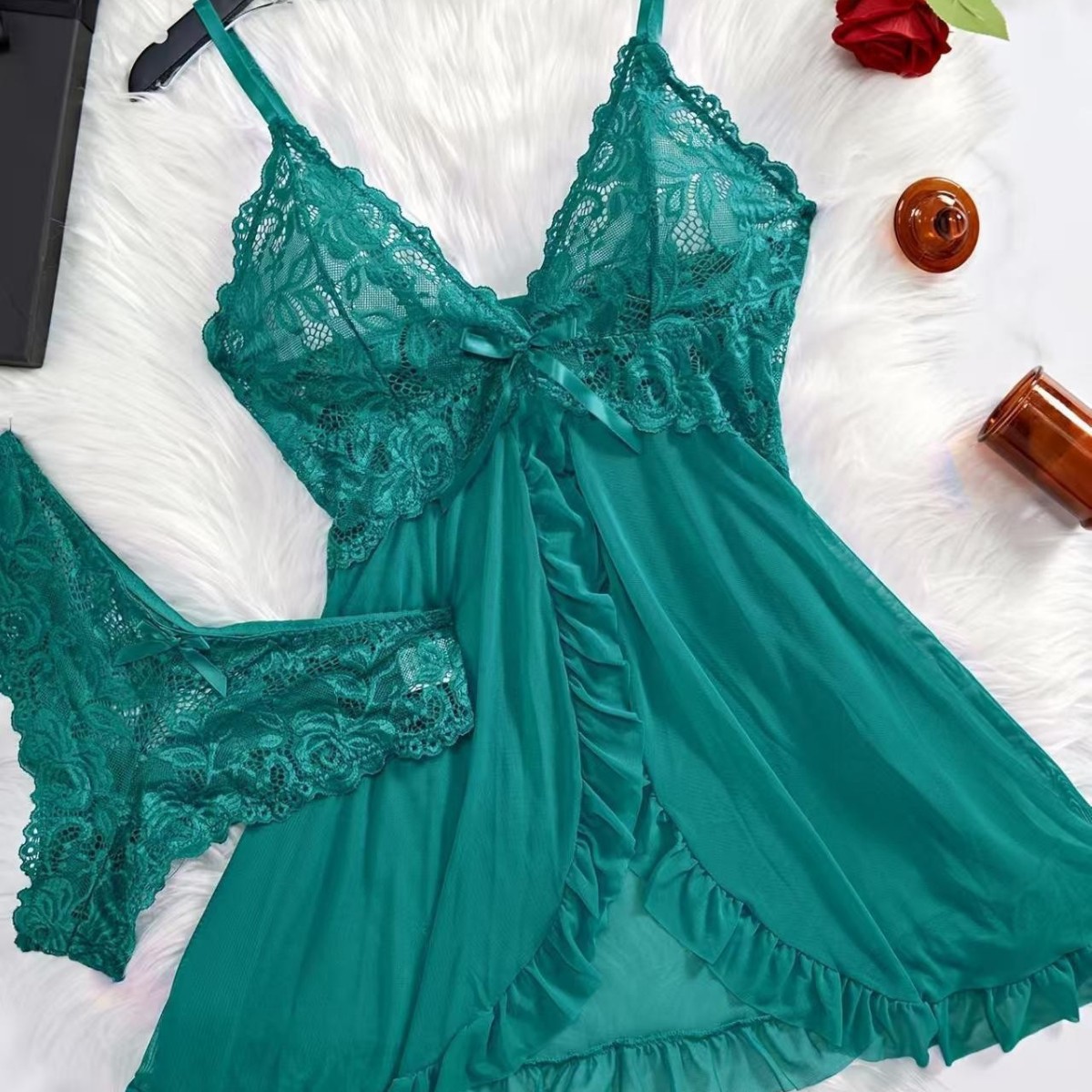 Sexy Nachtwäsche Damen Europäi – Lace Dress Bewertung und Preis