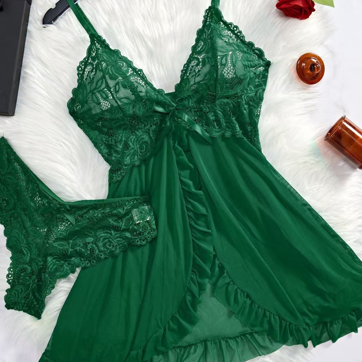 Sexy Nachtwäsche Damen Europäi – Lace Dress Bewertung und Preis