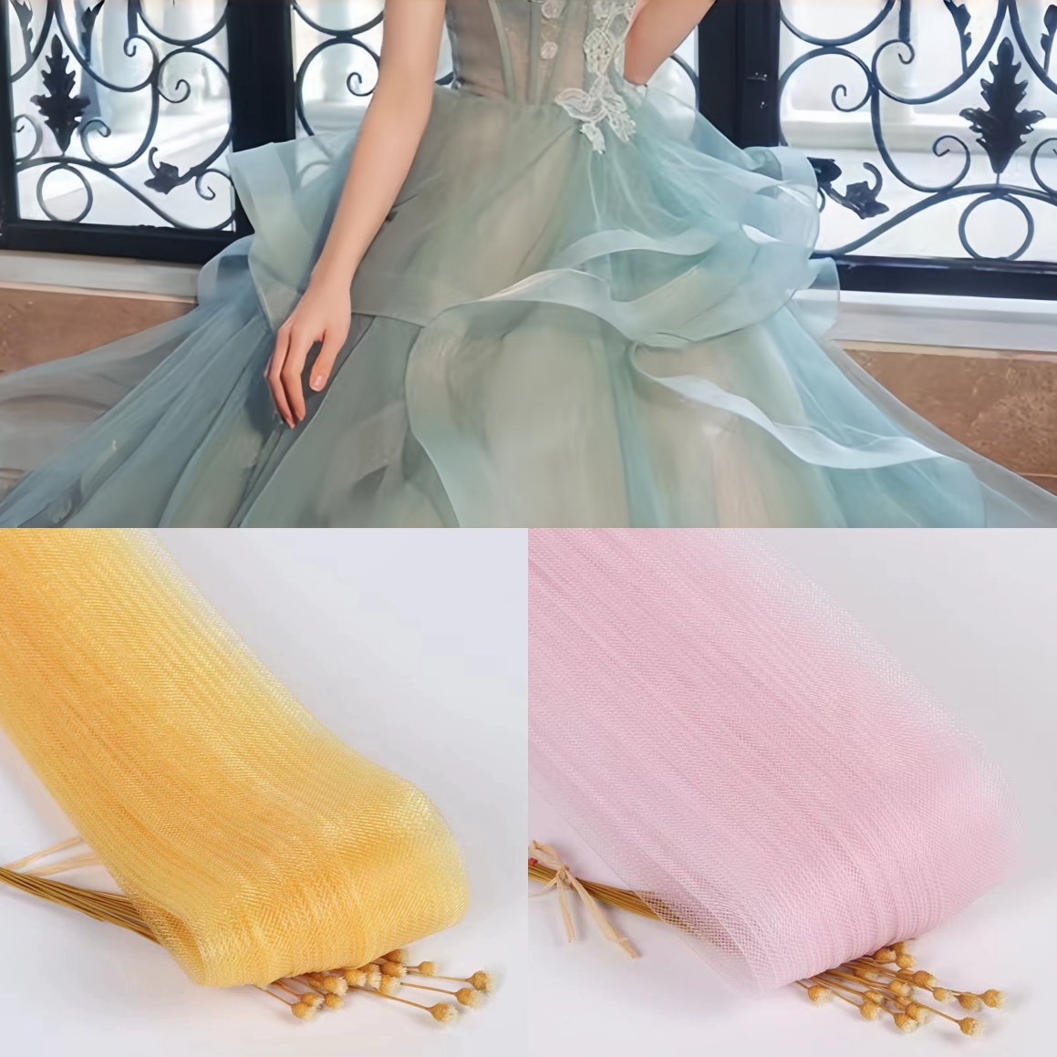 Elastisches Netzgewebe zum Näh – Wedding Dress Bewertung und Preis